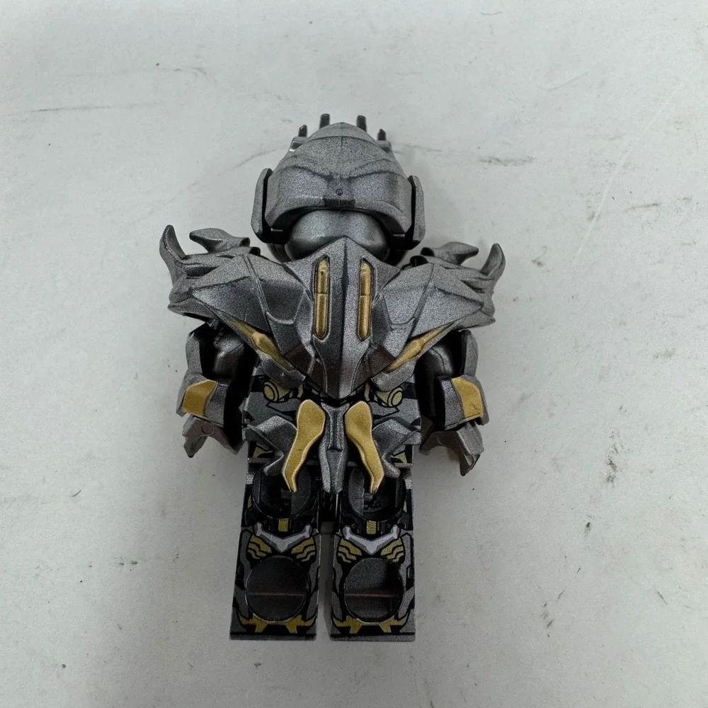 Transformers Megatron Custom Minifigure Metallic Silver Gold‎ Decepticon Figure